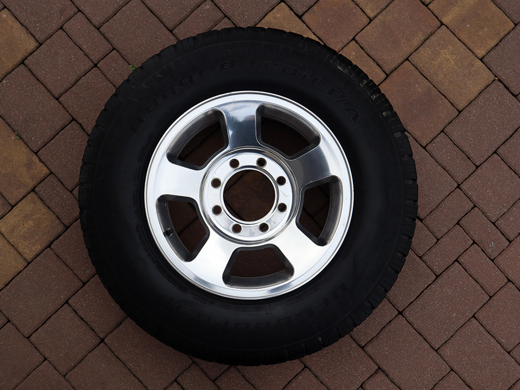 17" 8x165 ALU SADA DODGE RAM 2500 3500 - LEŠTĚNÉ