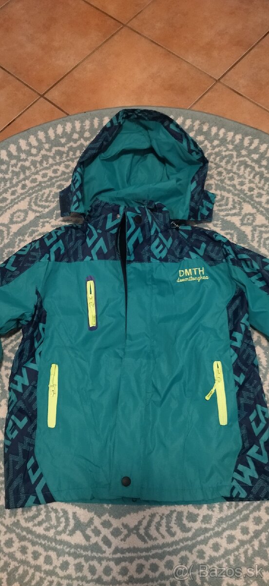 Zimná chlapc bunda v 9-10 r, Nova , 2v1 - 3