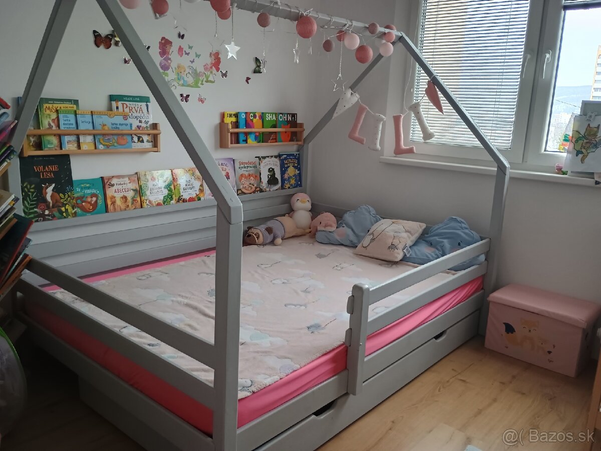 Velka domcekova montessori postel - 3