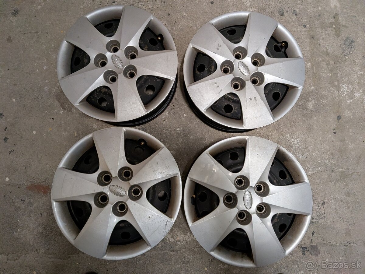 Predám plechové disky z KIA Ceéd SW 5,5Jx15 ET47 - 3