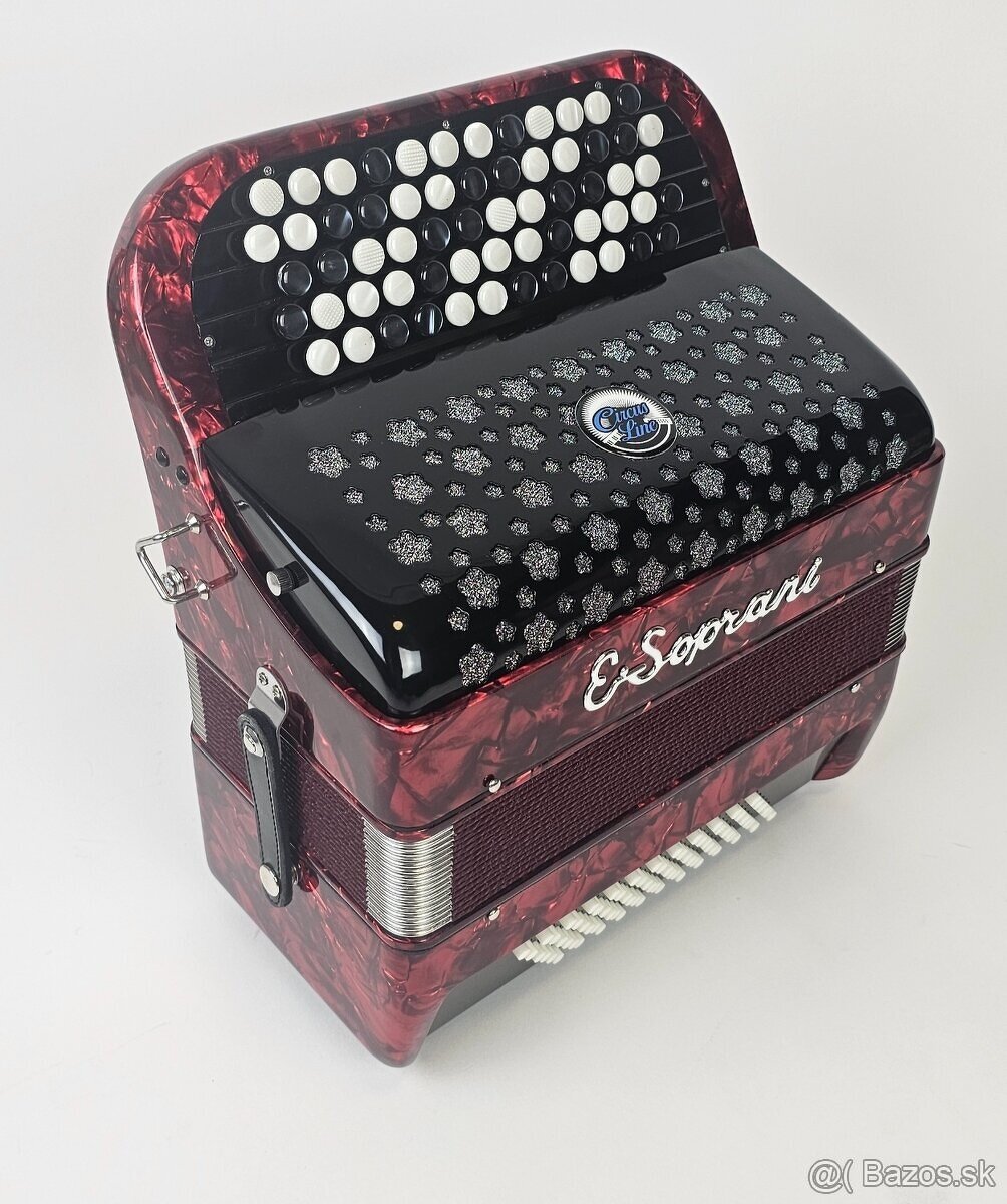 Chromaticky akordeon E-Soprani , B-system vhodny do ZUŠ - 3