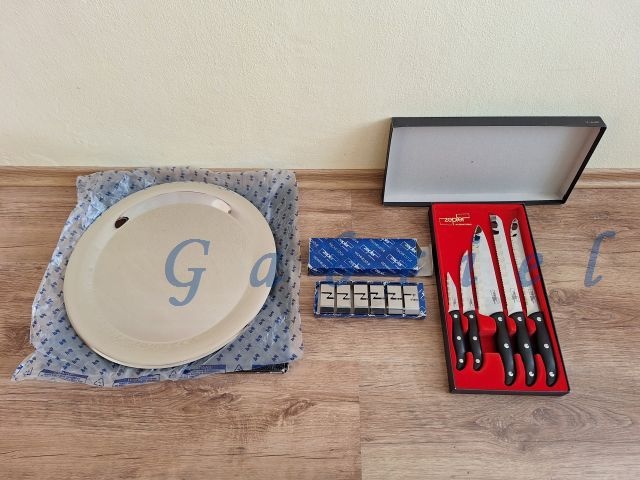 Podnos, nože, držiak, šálky, kliešte - Zepter - 3