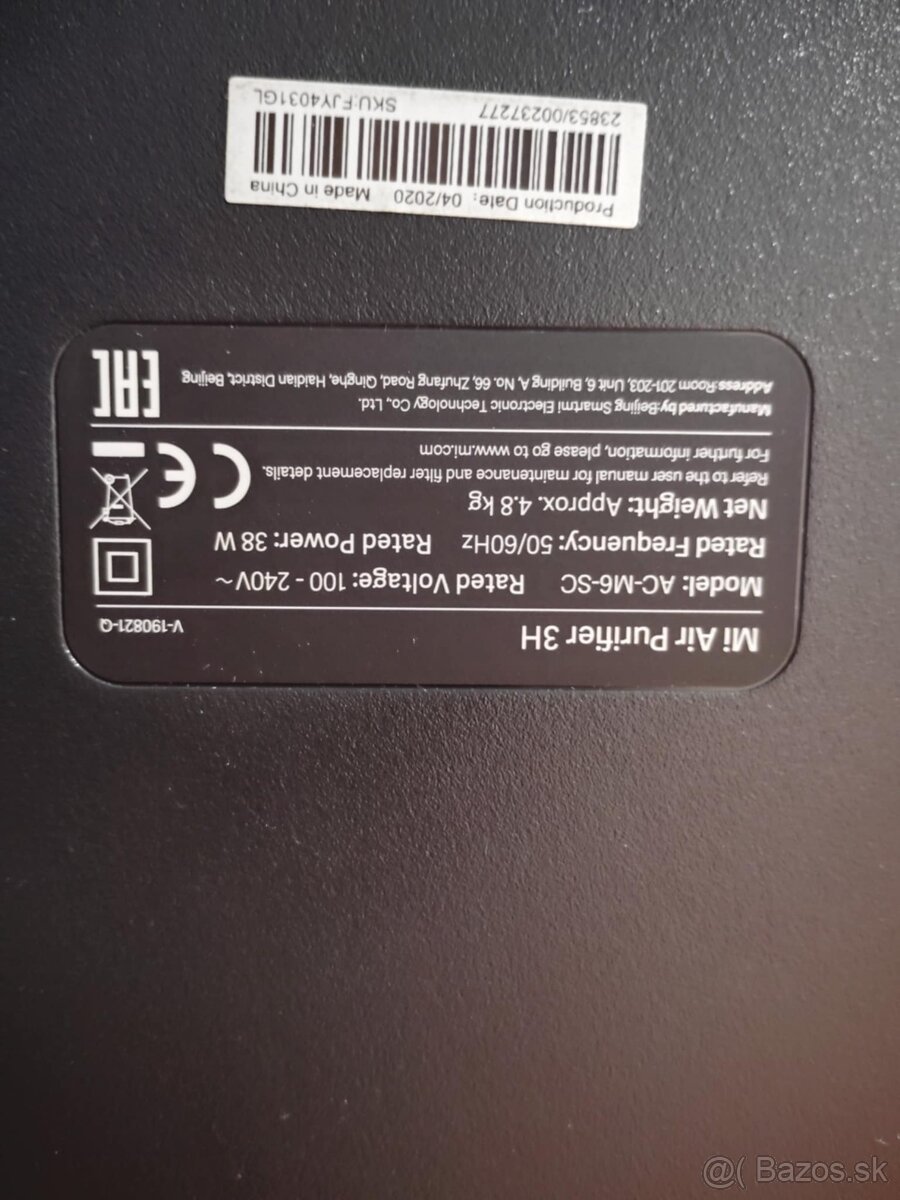 Čistička vzduchu Xiaomi - 3