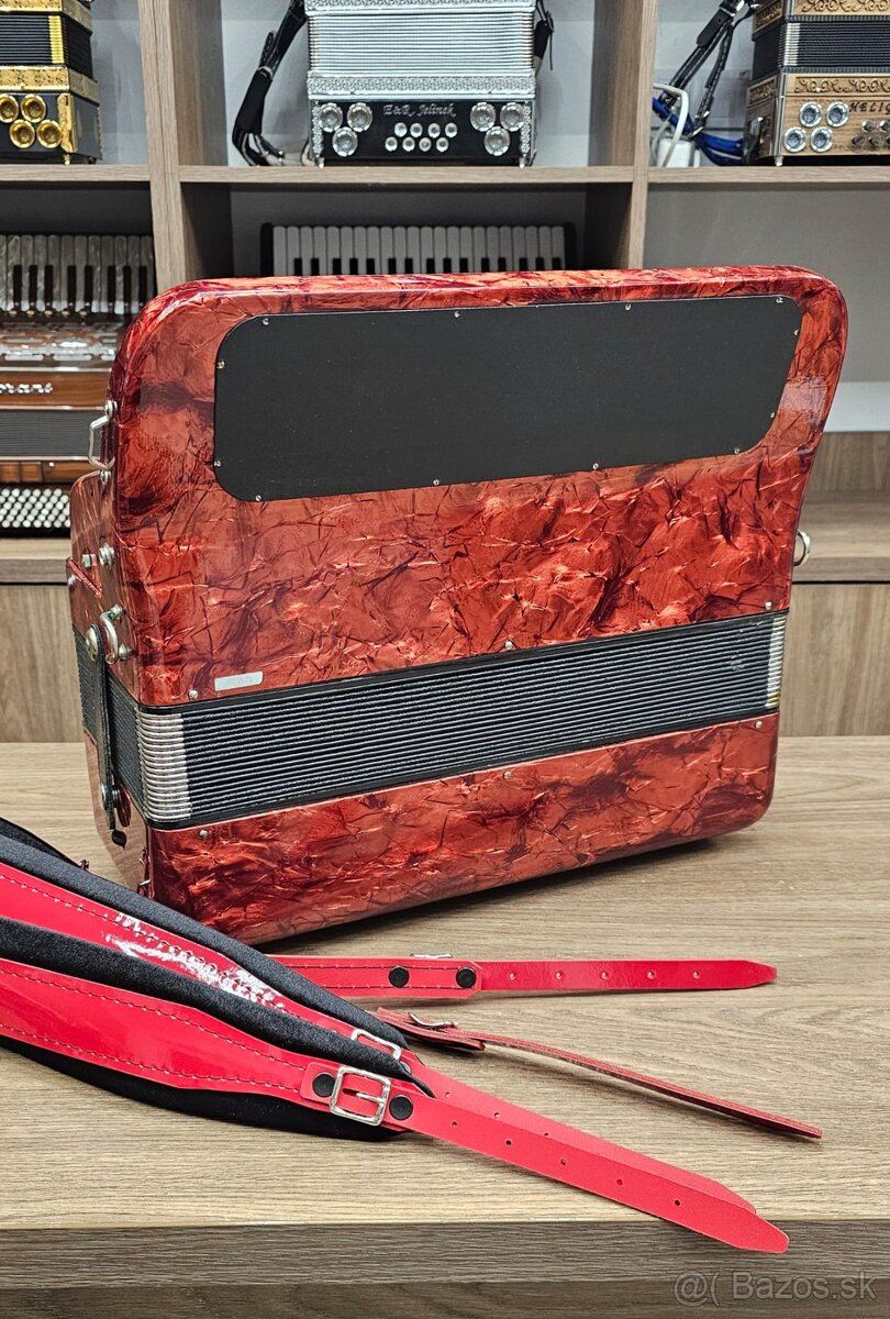 chromaticky akordeon delicia sonorex B- system - 3