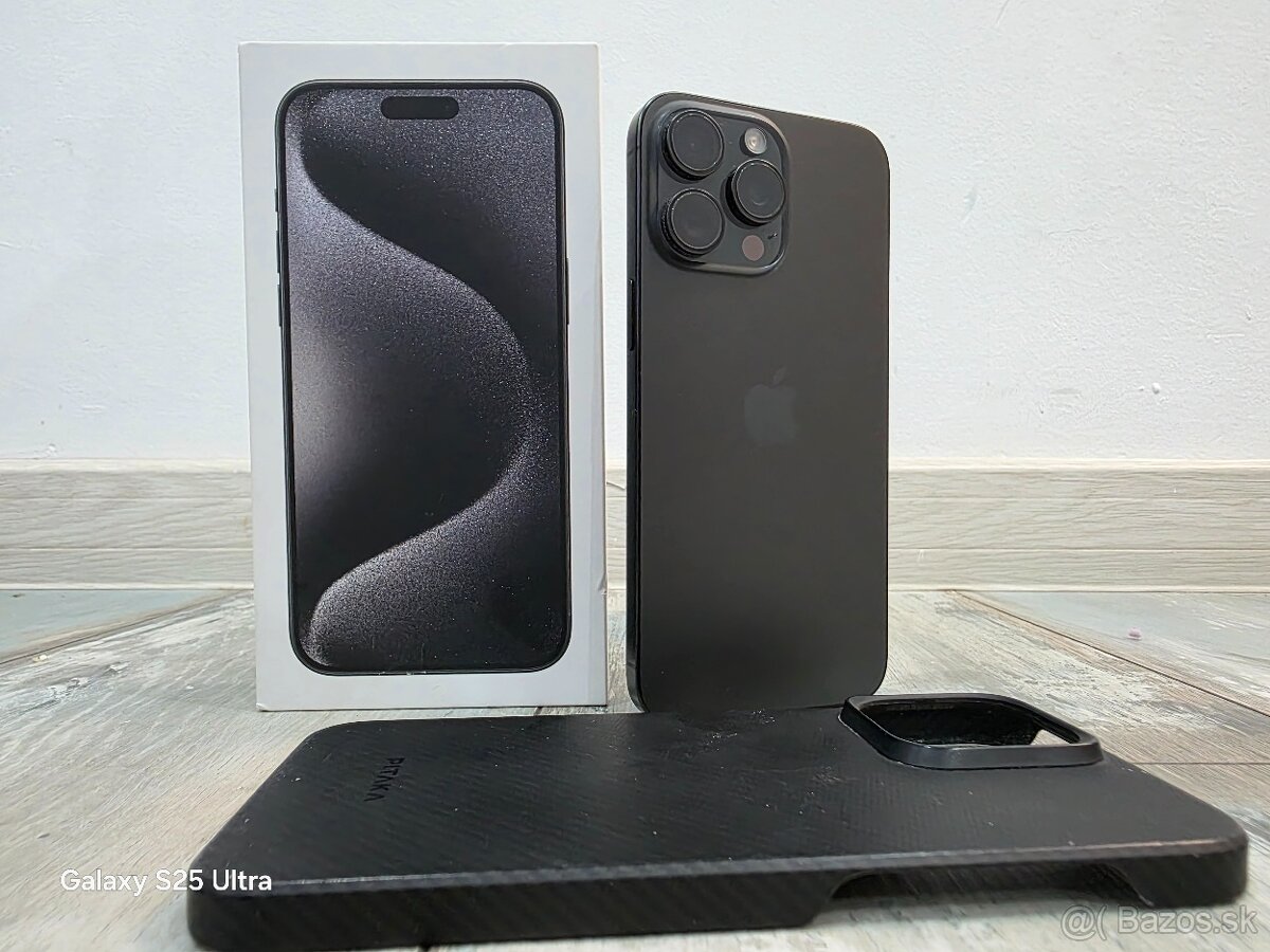 Apple iPhone 15 pro Max Black Titanium 256GB - 3