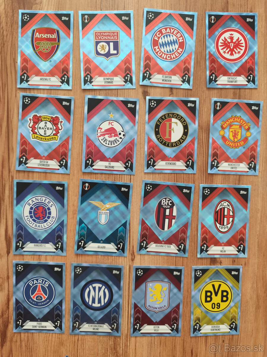 Futbalové kartičky Match Attax 2024/25 - Crystal Blue - 3