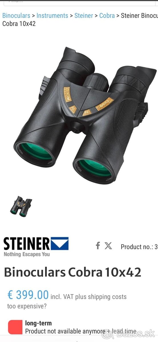Ďalekohlad Steiner Cobra - 3