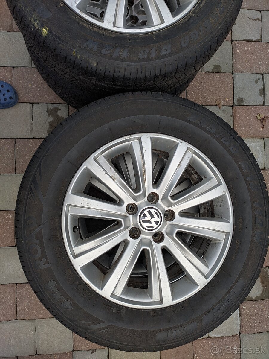 255/60 R18 5x120 M+S Amarok