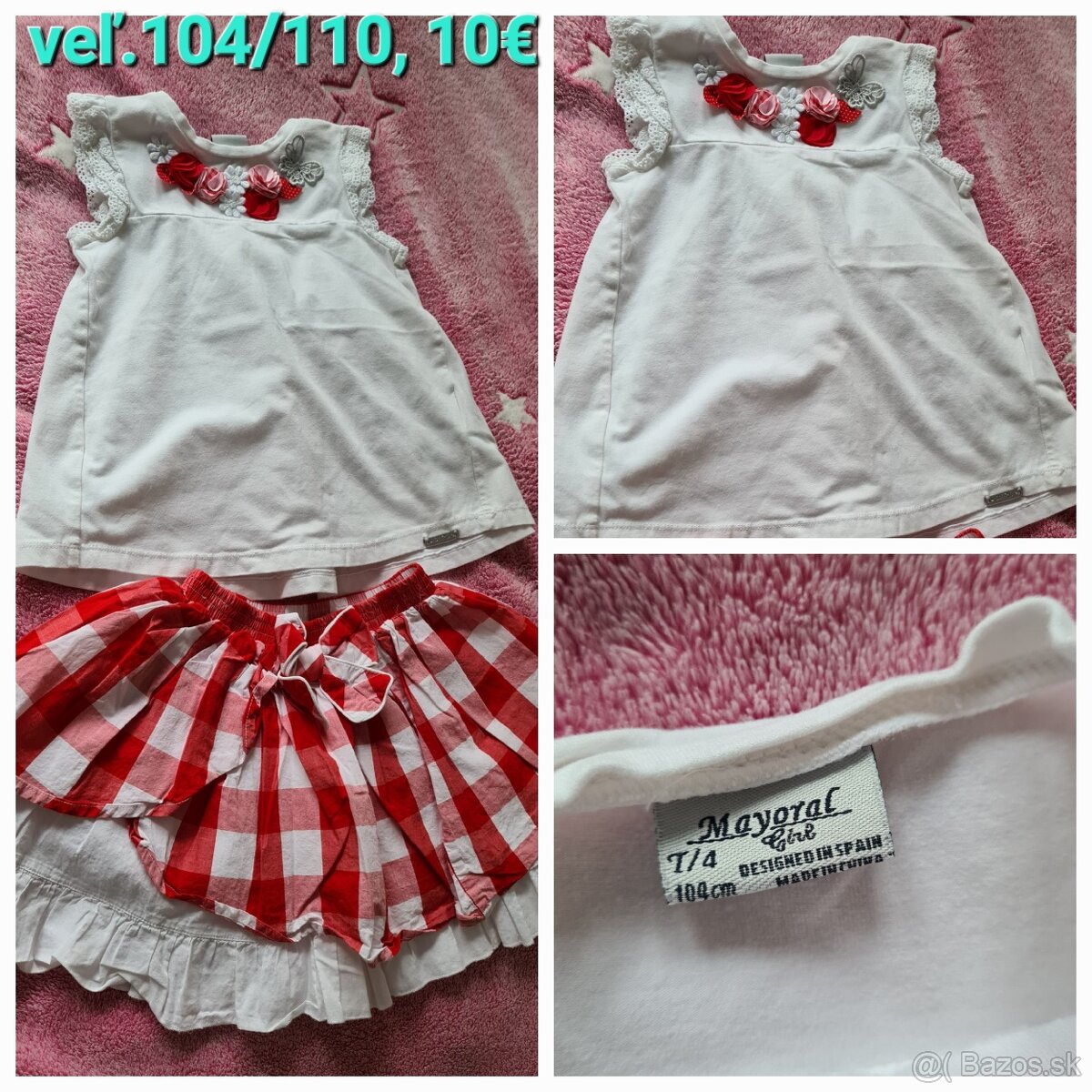 3x dievčenské šaty Mayoral, veľ. 104/110/116 - 3
