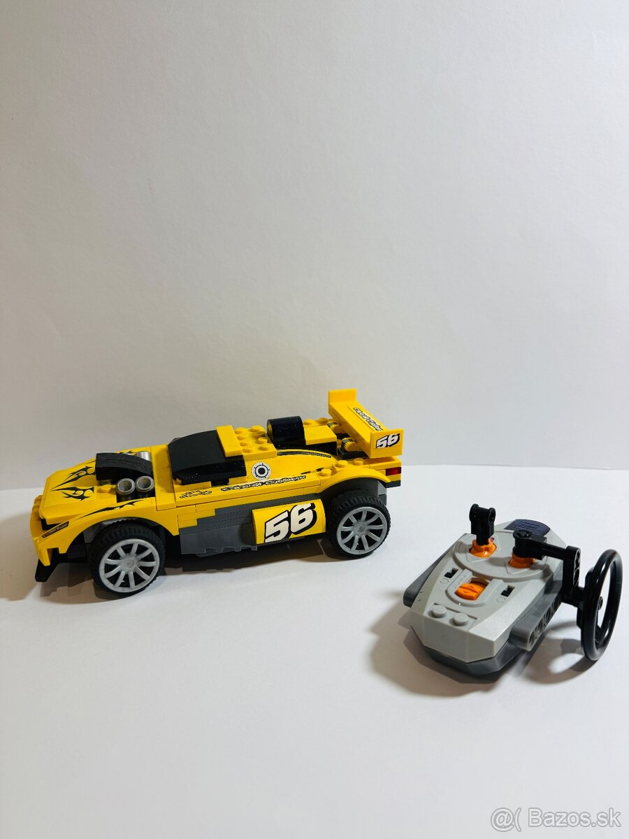 LEGO RC auto #56 + ovládač (žlté pretekárske) 🏁 - 3