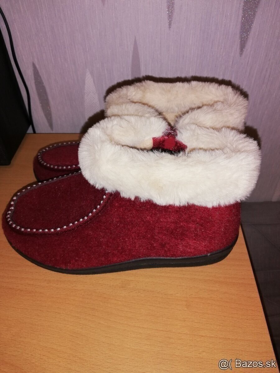 Dámske teplé papuče, veľ. 37 - 3