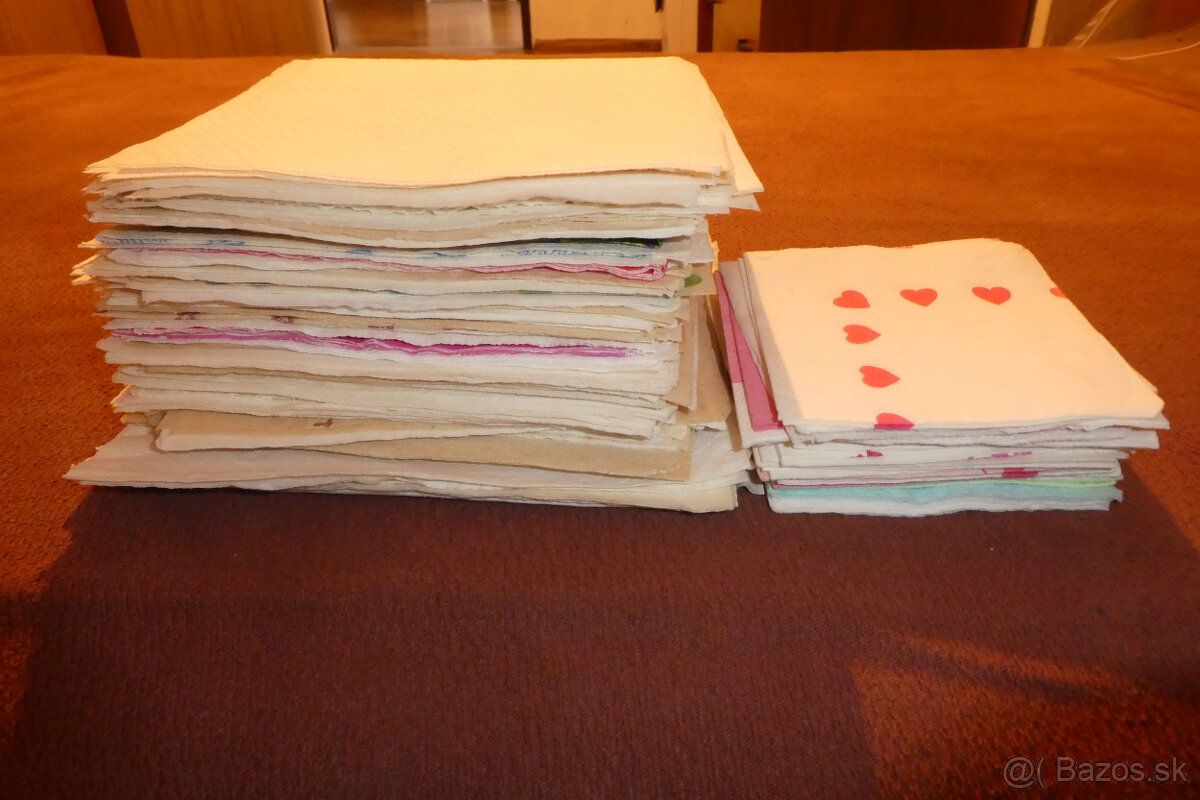 sestrina zbierka obrúskov - servítkov - 3