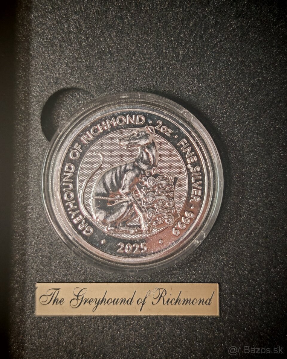 Strieborné mince, 2oz- THE ROYAL TUDOR BEASTS - 3