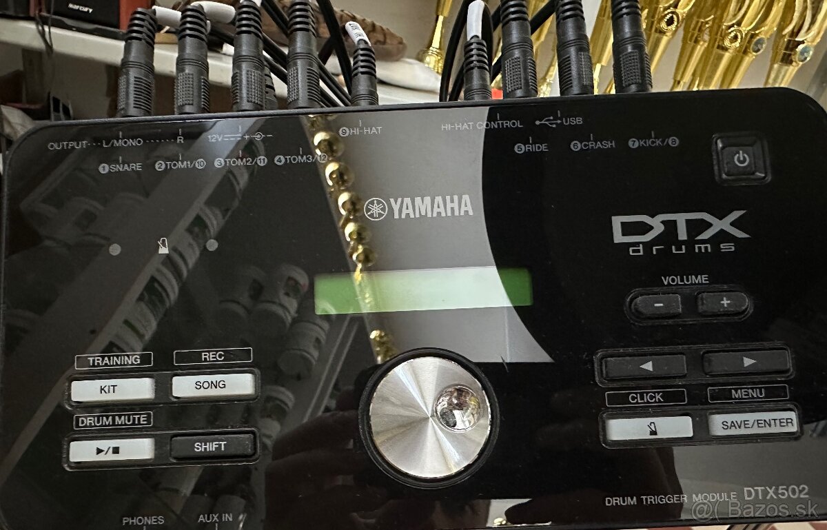Predám elektronickú bicia súpravu Yamaha DTX502 - 3