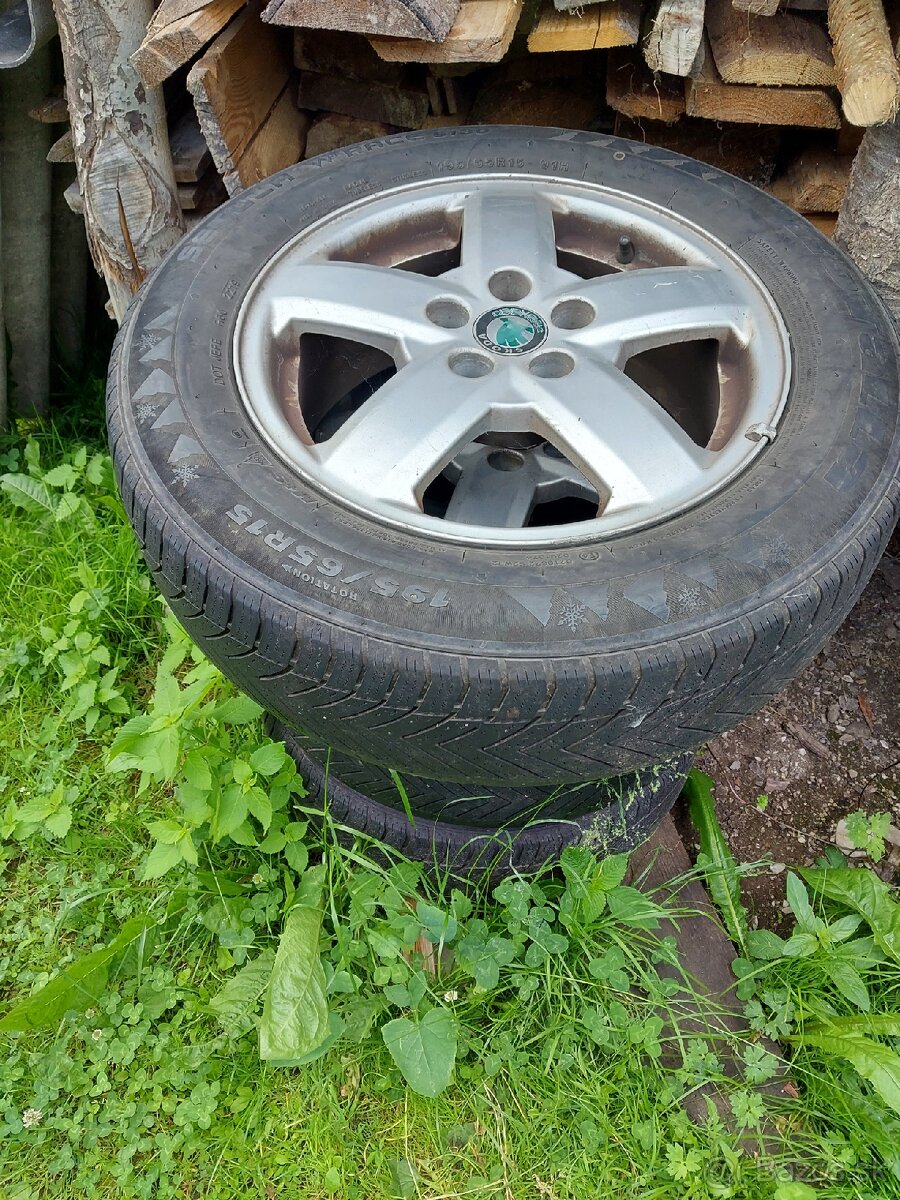 Elektrony, disky, gumy 195/65R15,grátis vanička kufor - 3