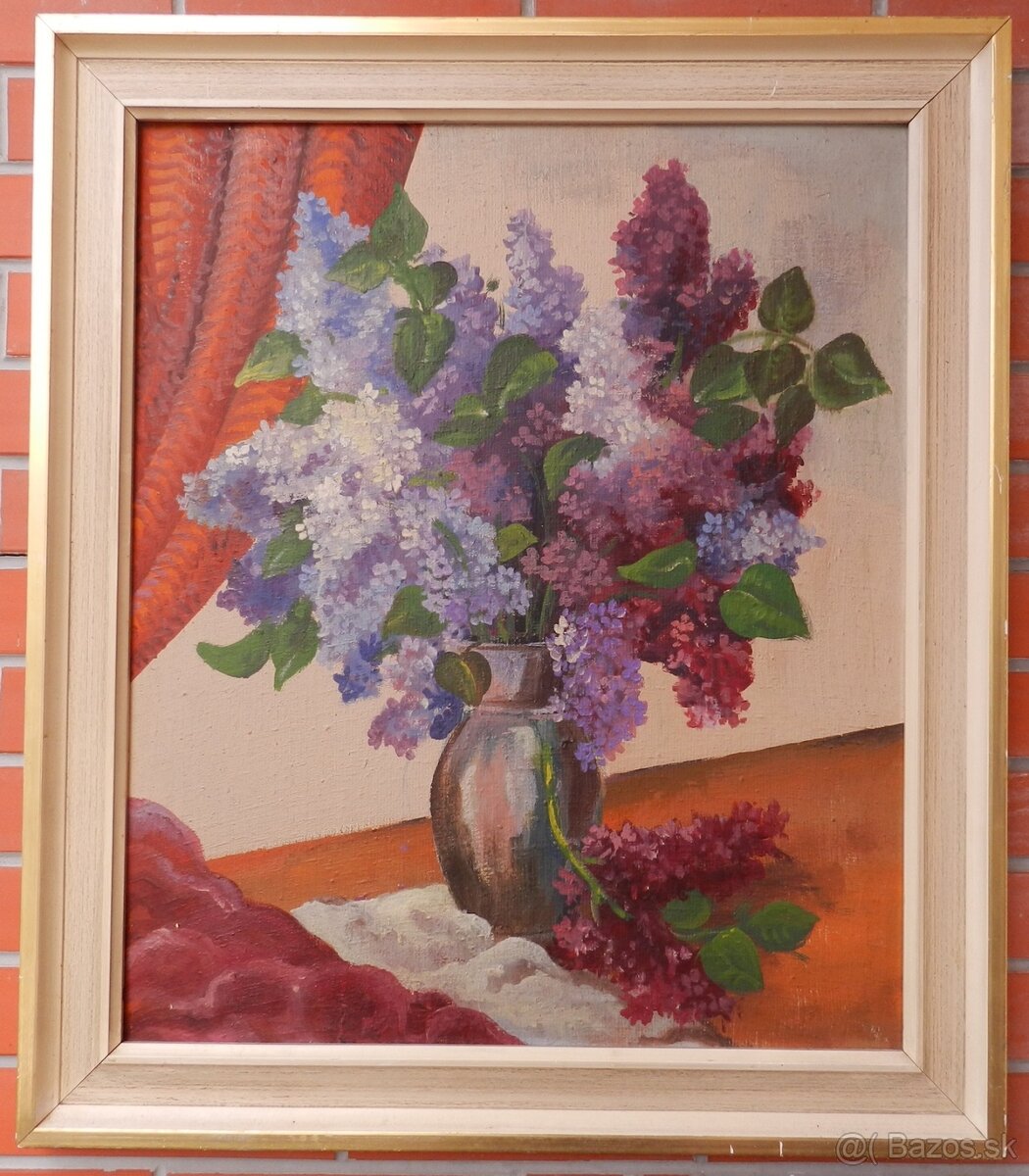 Zbierka starožitných obrazov s motívom Kytíc - 3