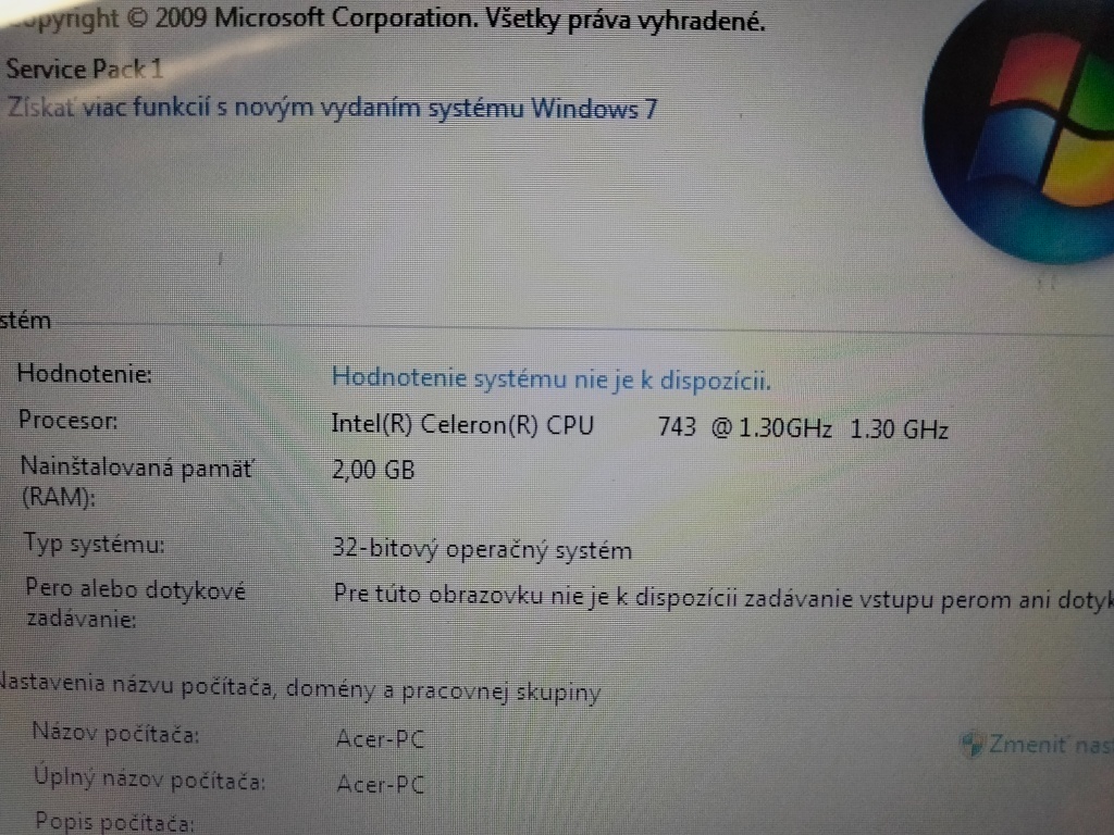 predám na diely notebooky Acer. - 3