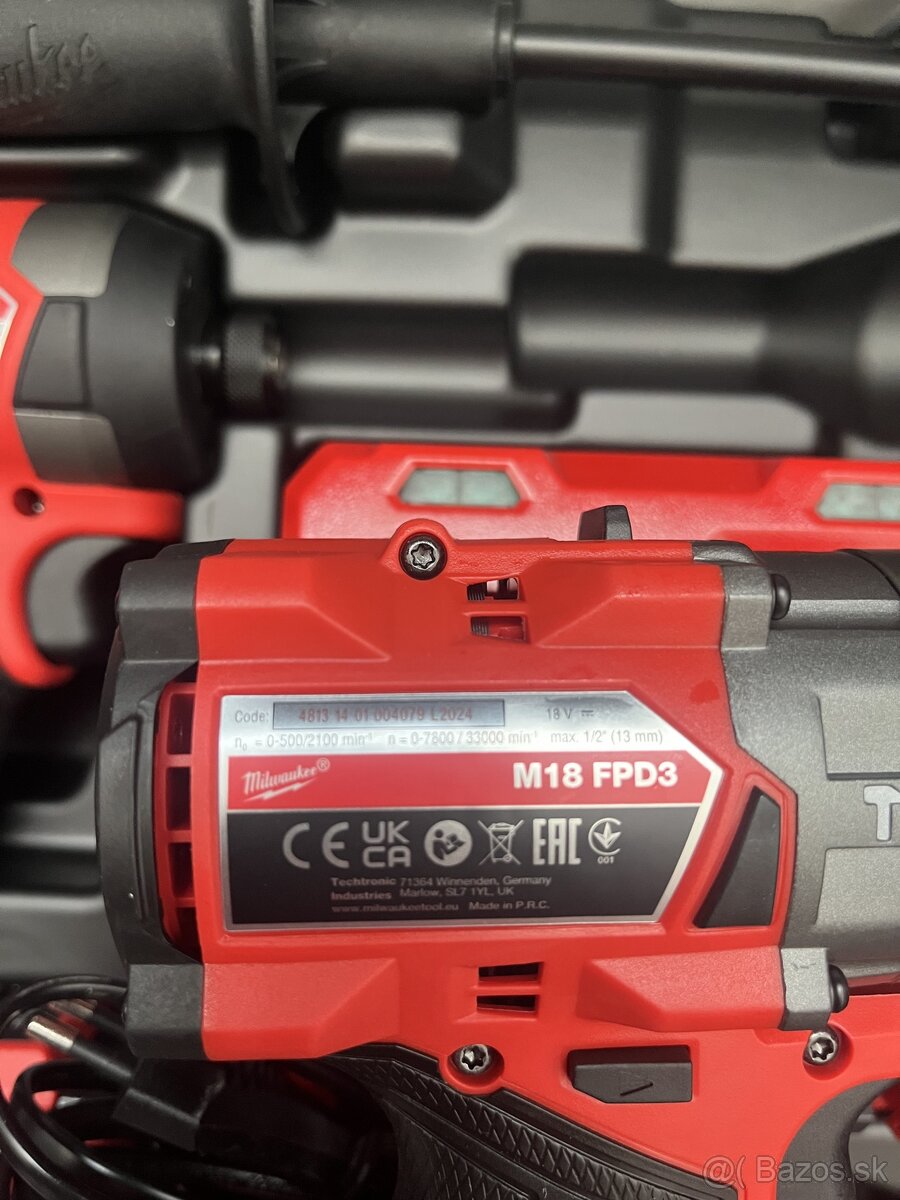 MILWAUKEE M18FPP2A3-502X vŕtačka s príklepom,rázový uťahovák - 3