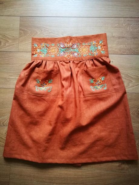 Handmade ľanové sukne NOVÉ - 3