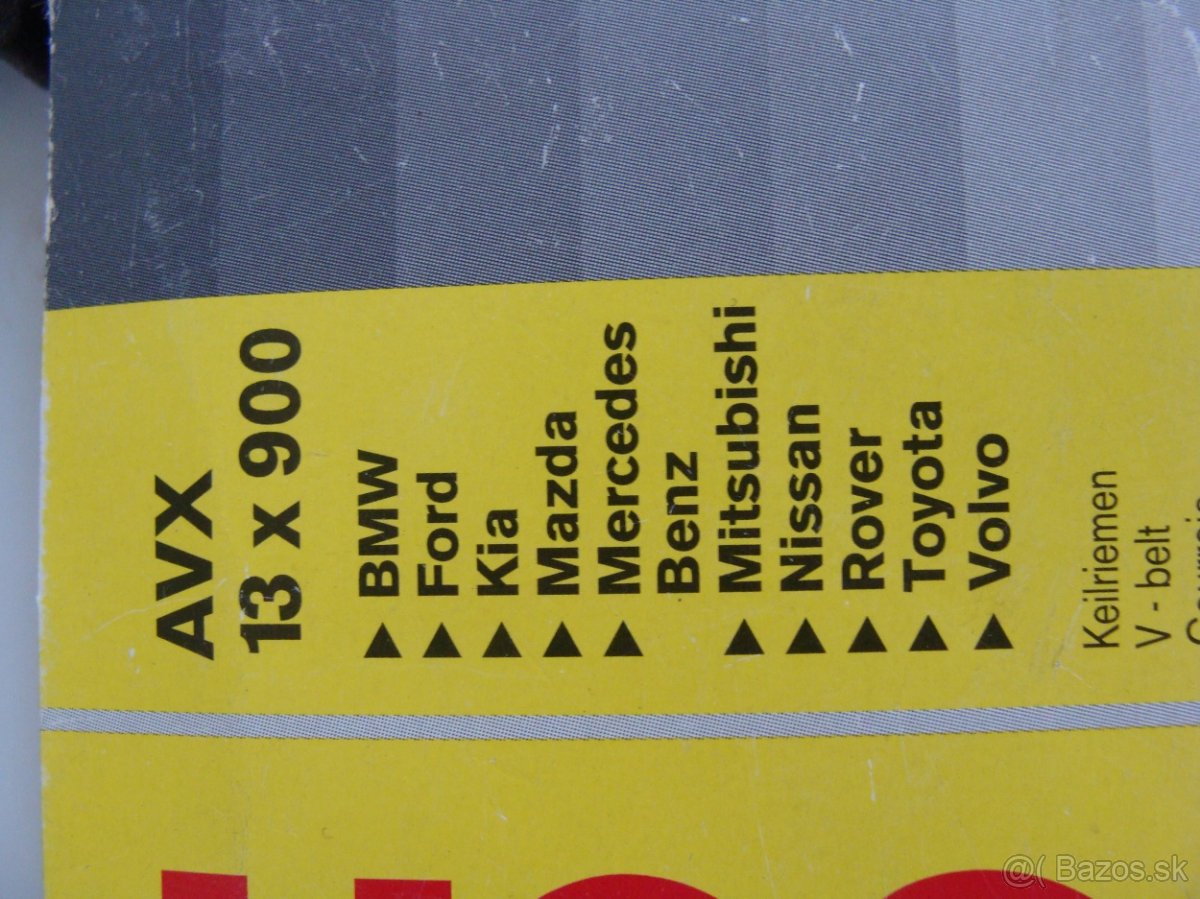 predam 2ks klinovych remenov + tlakomer - 3