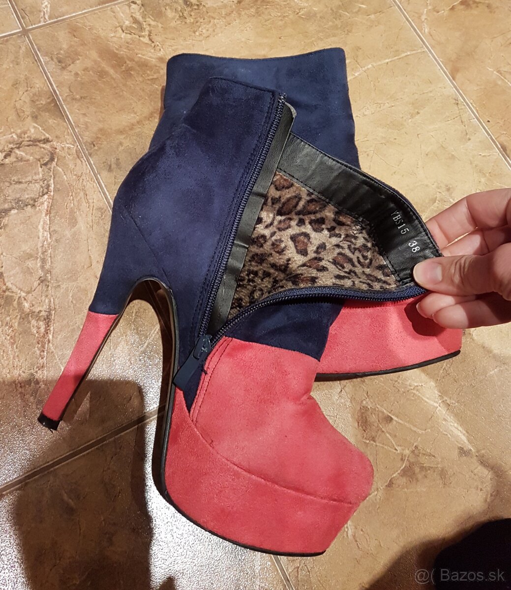 dámske platformové čižmy - 3