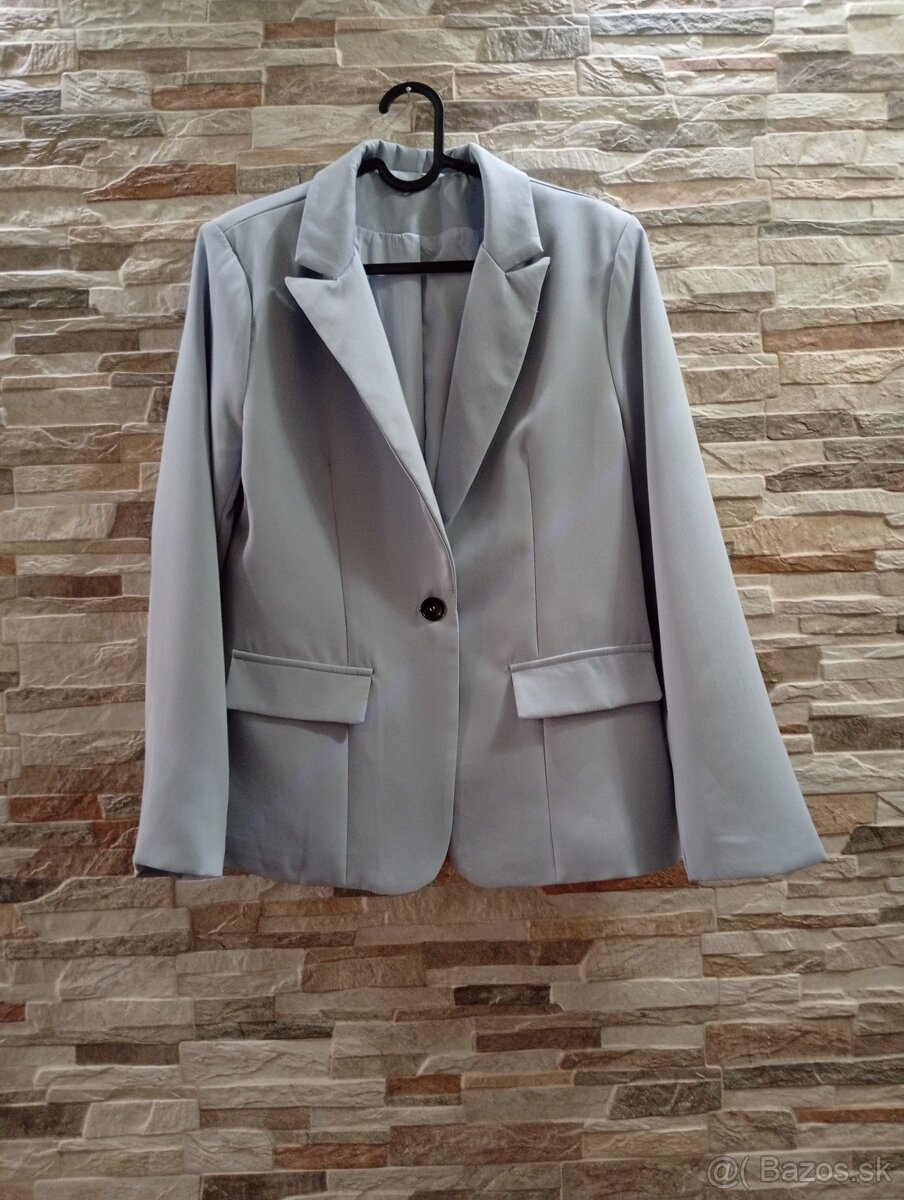 Nové, dámské světle modré sako - 3