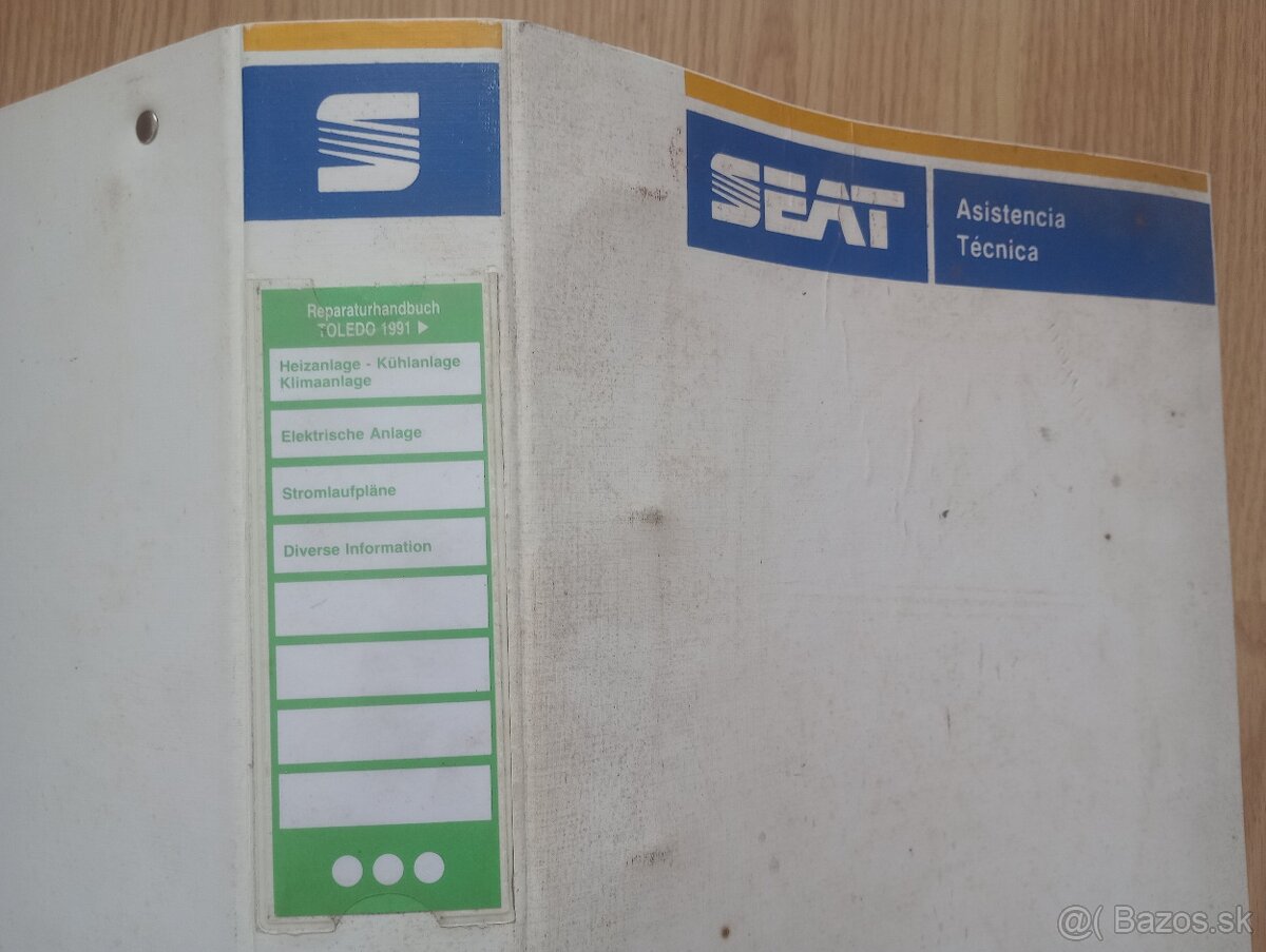dielenská príručka SEAT TOLEDO 1991 -, 3. zväzok - 3