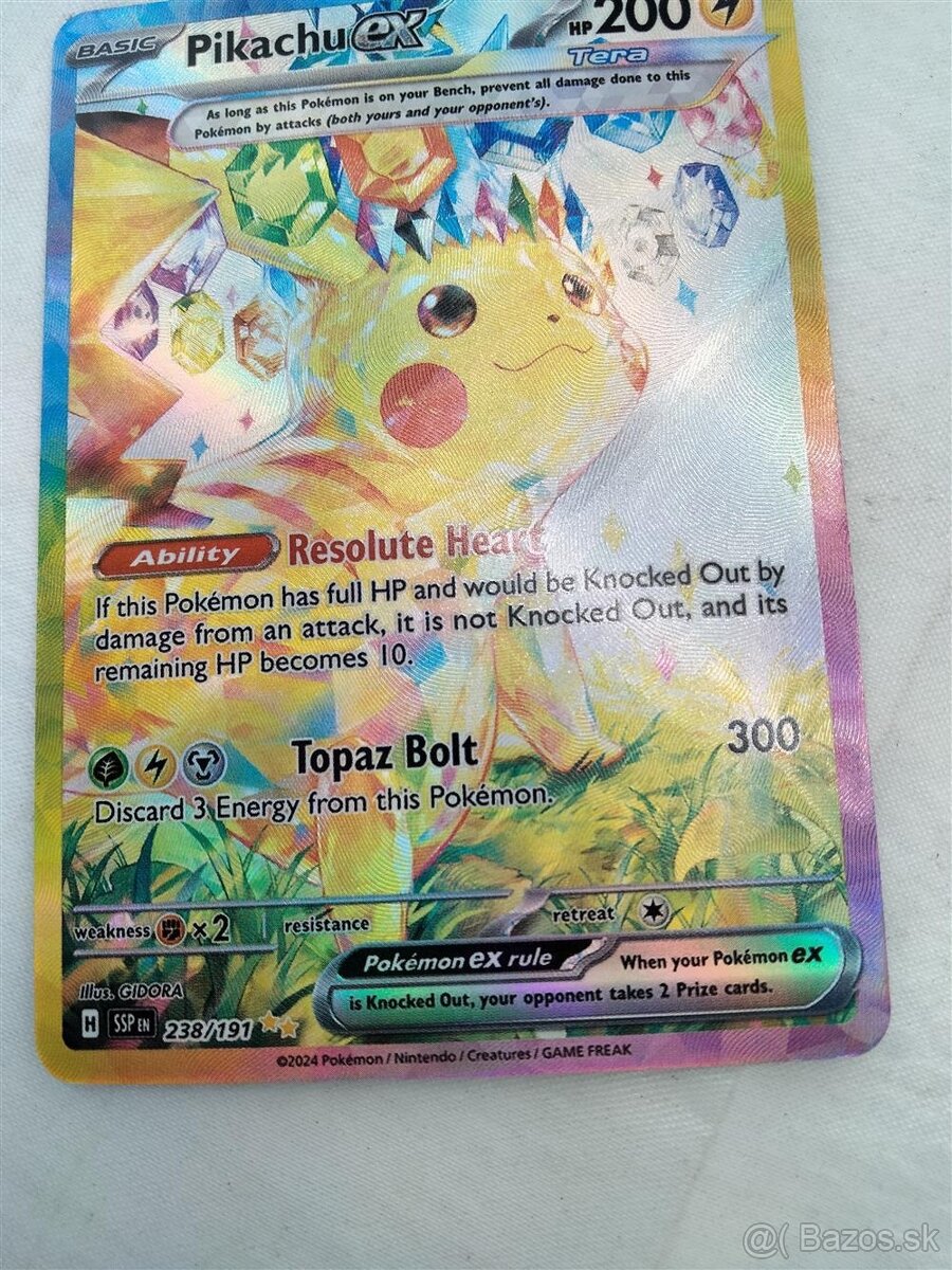 Pokemon pikachu ex surging sparks - 3