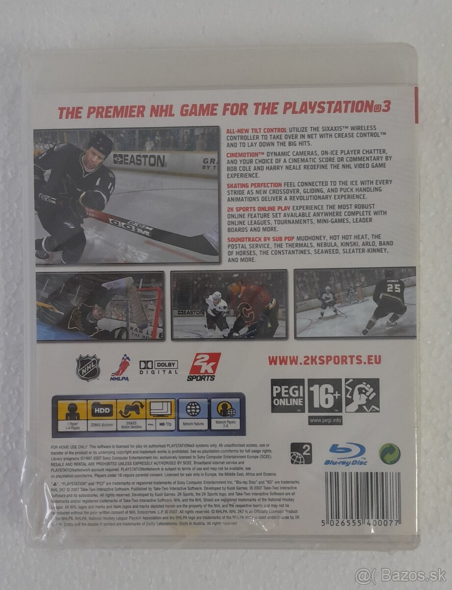 Predám novú hru NHL 2K7 sports na PS3 - 3
