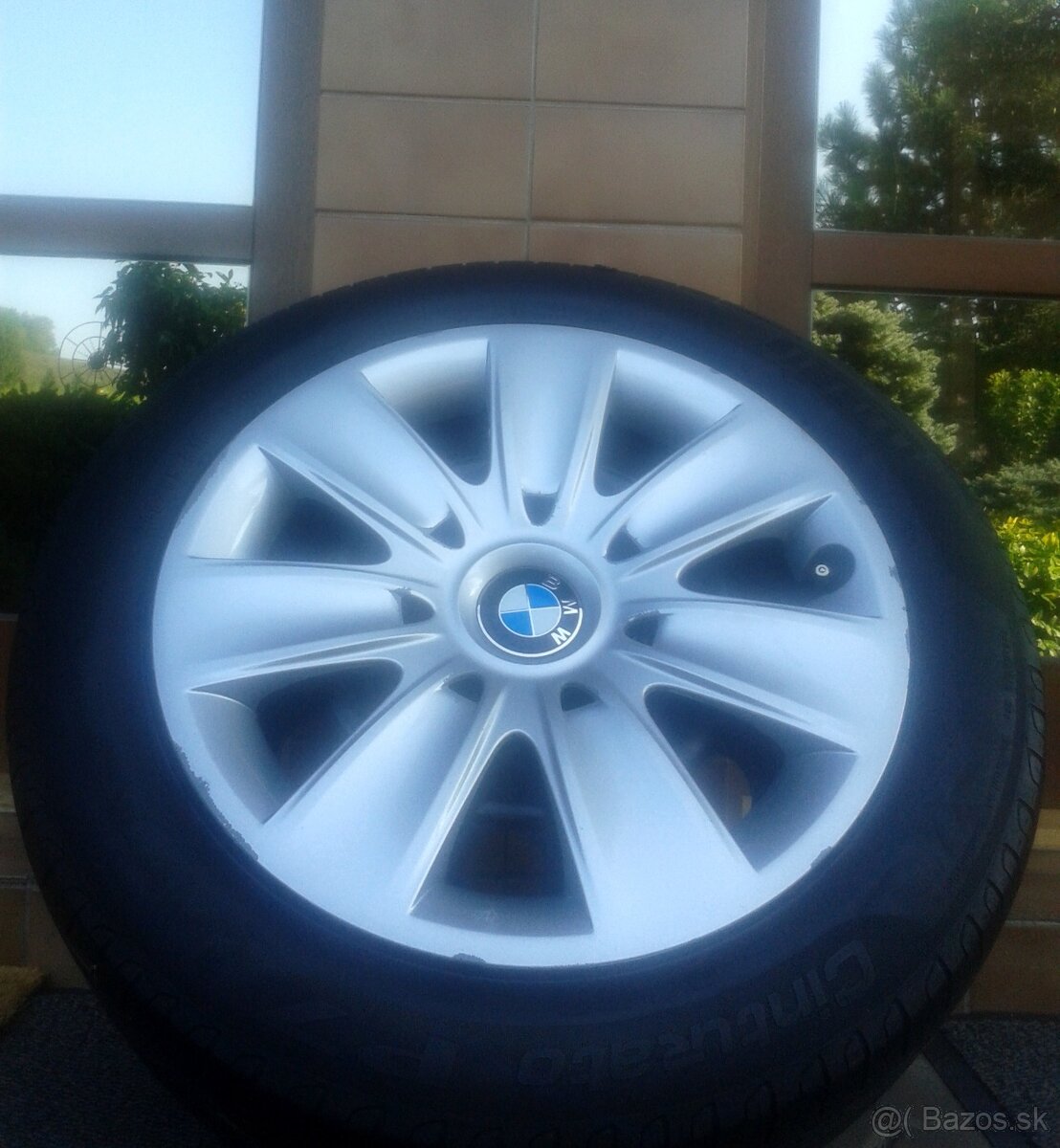 Plechové disky R16 5x120 BMW 3,4,5 + zimné 205/60R16 - 3