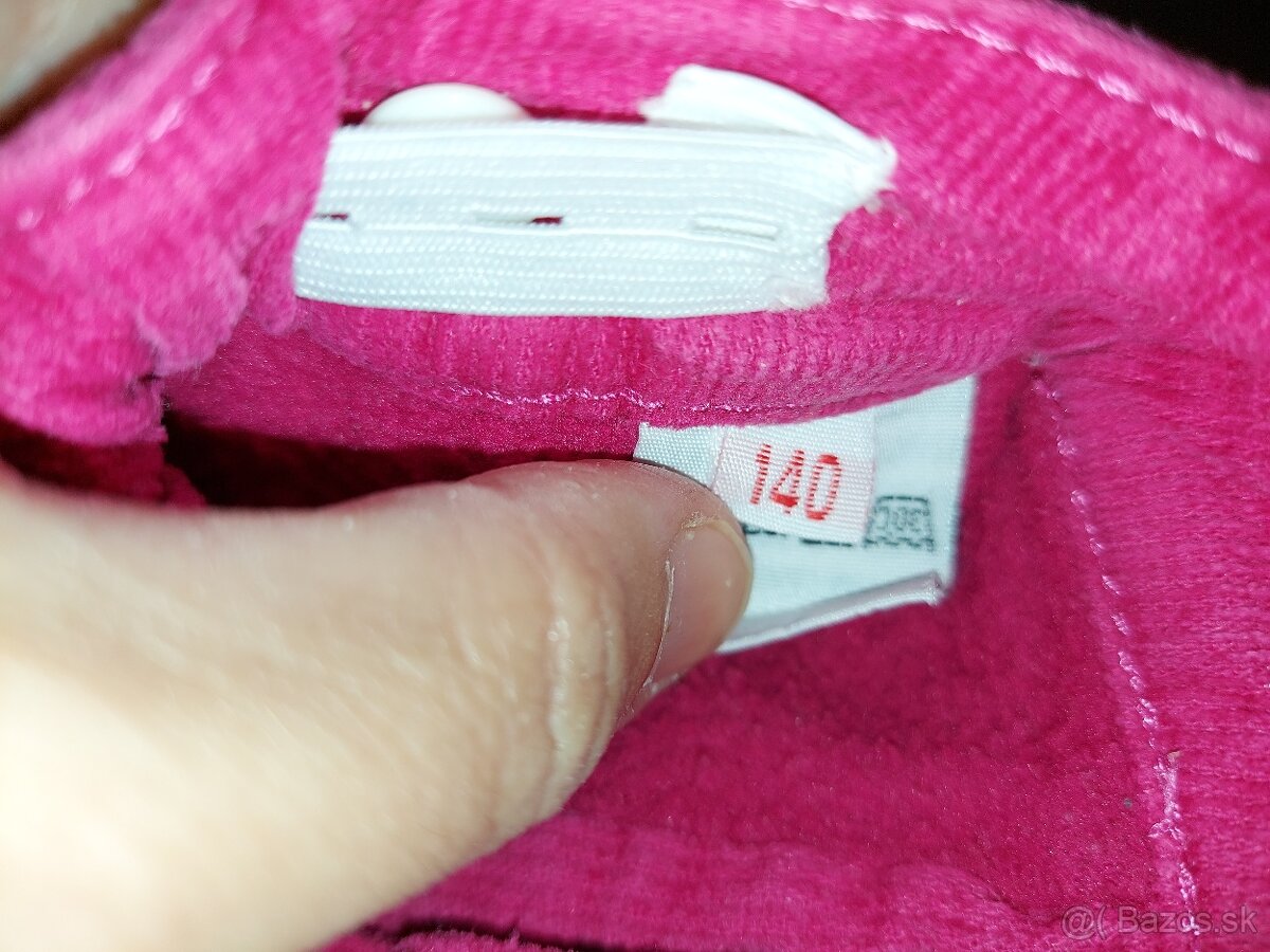 zateplené nohavice (140 cm) - 3