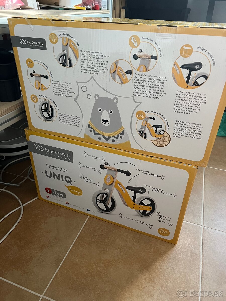 Detske odrážadlo drevene kinderkraft nove - 3