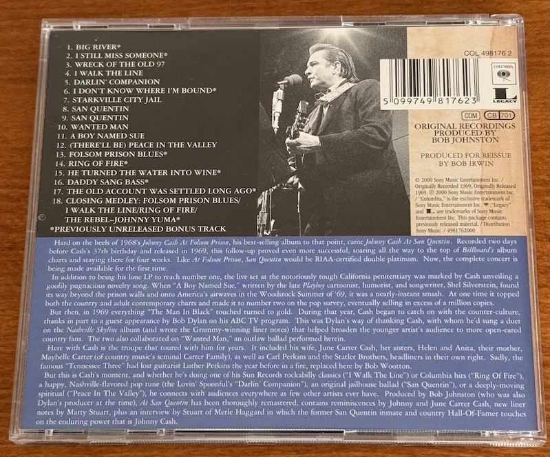 Johnny Cash - At San Quentin - 3