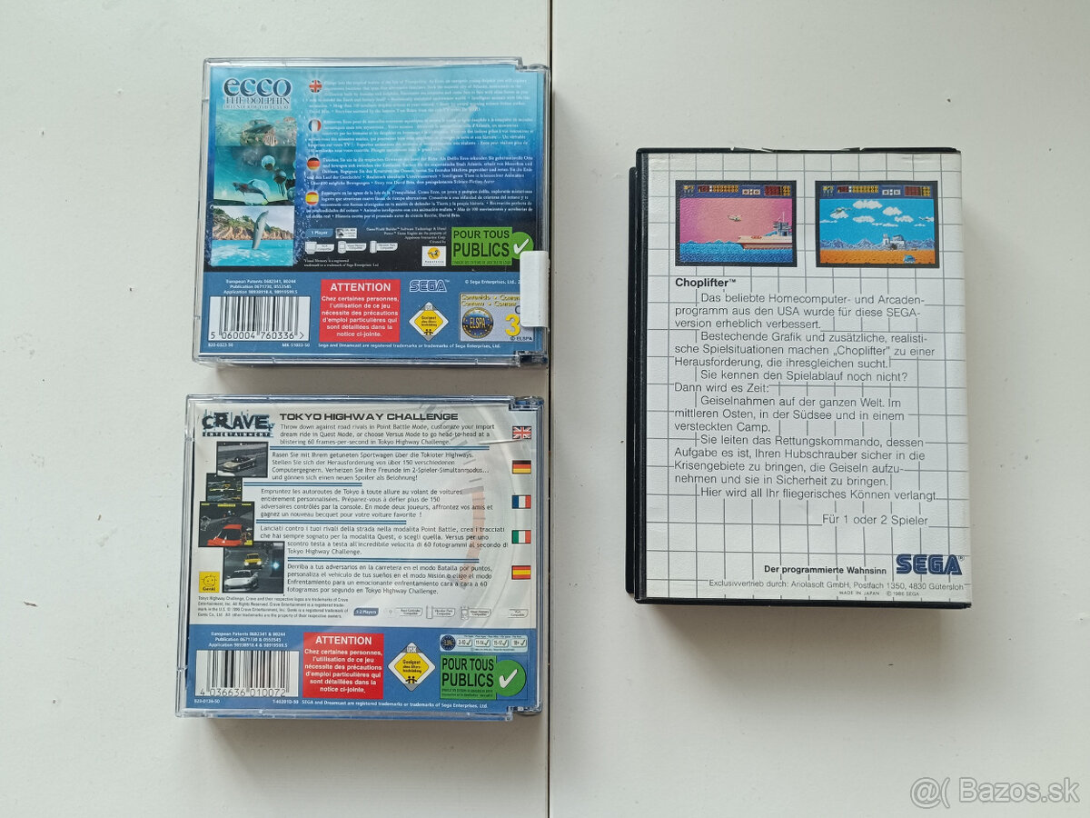 Predám hry na Sega Dreamcast a Master System - 3