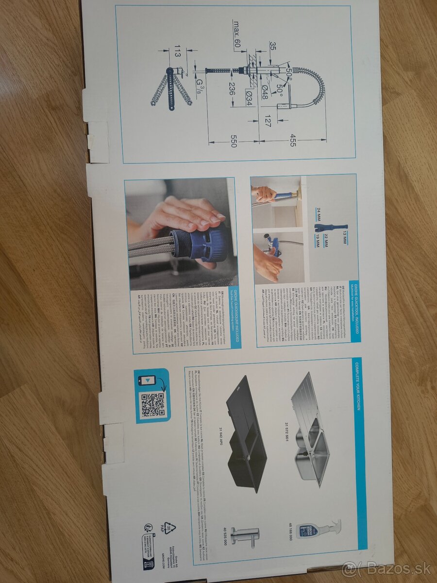NOVÁ profi kuchynská batéria GROHE Get - 3