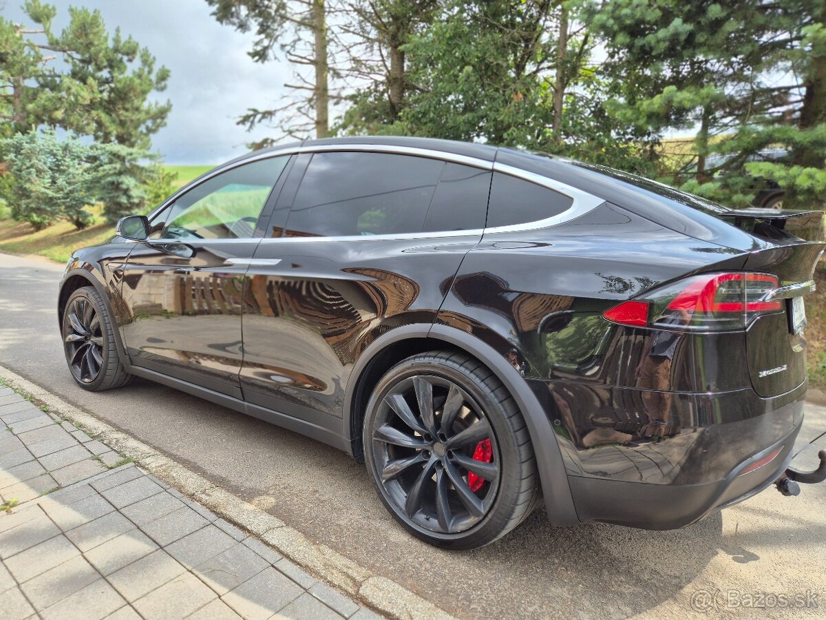 Tesla model X P100D supercharger free 7 miest - 3