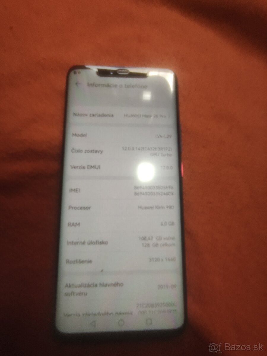 Predám Huawei máte 20 pro. - 3
