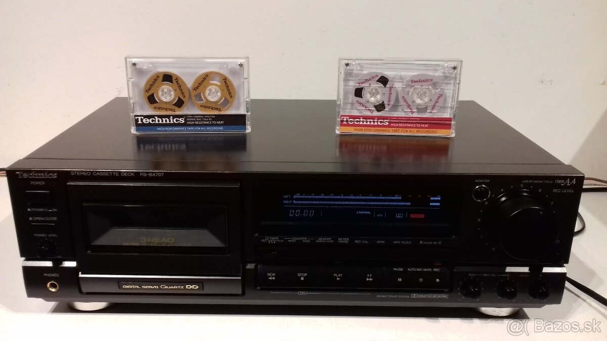 ClassAA spickovy 3-hlavovy deck TECHNICS RS-BX707 JAPAN AK58 - 3