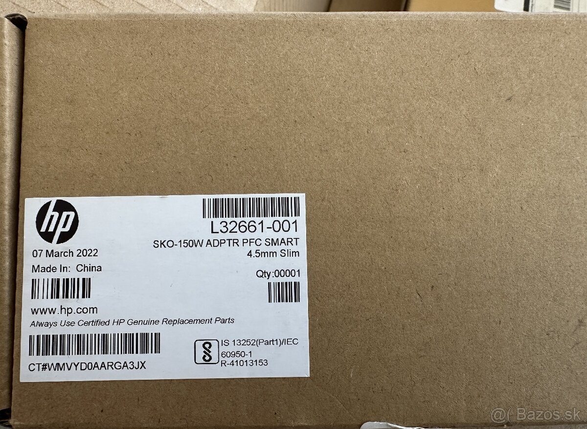 Úplne nový AC Adaptér HP 150W, L32661-001 4,5mm - 3