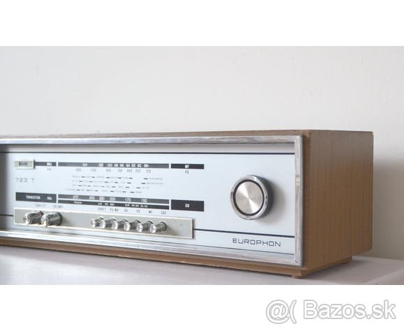 Starožitné rádio Europhone, Milano,Italy, rok 1968 - 3