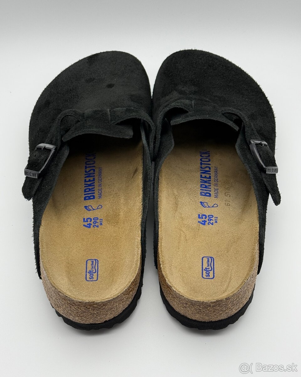 Nové Birkenstock Boston veľ. 45 / 29cm - Black Suede - 3