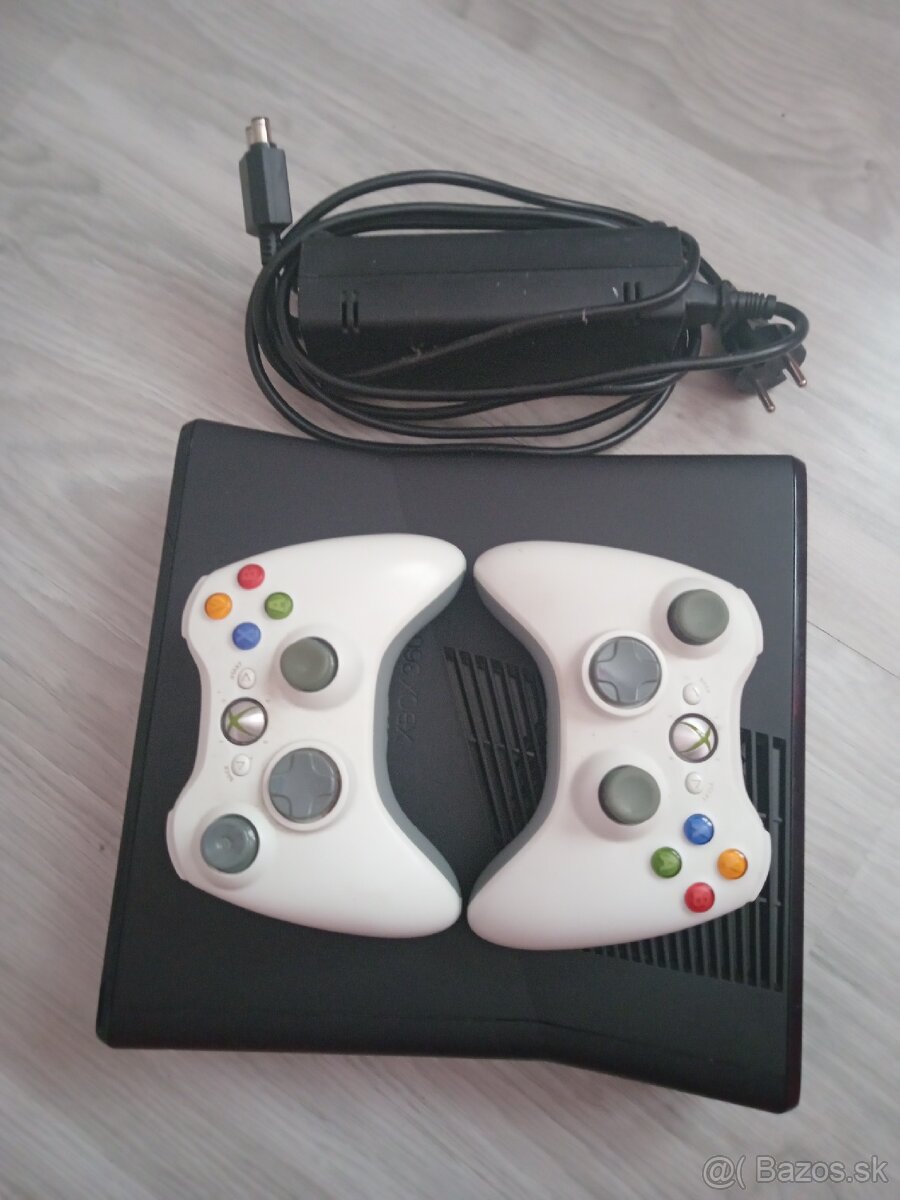 Xbox360,ovládače+hry.Farming simulátor 2x - 3