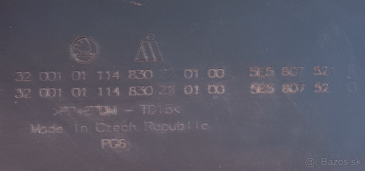 Original zadný difúzor Škoda Octavia 3 - 3