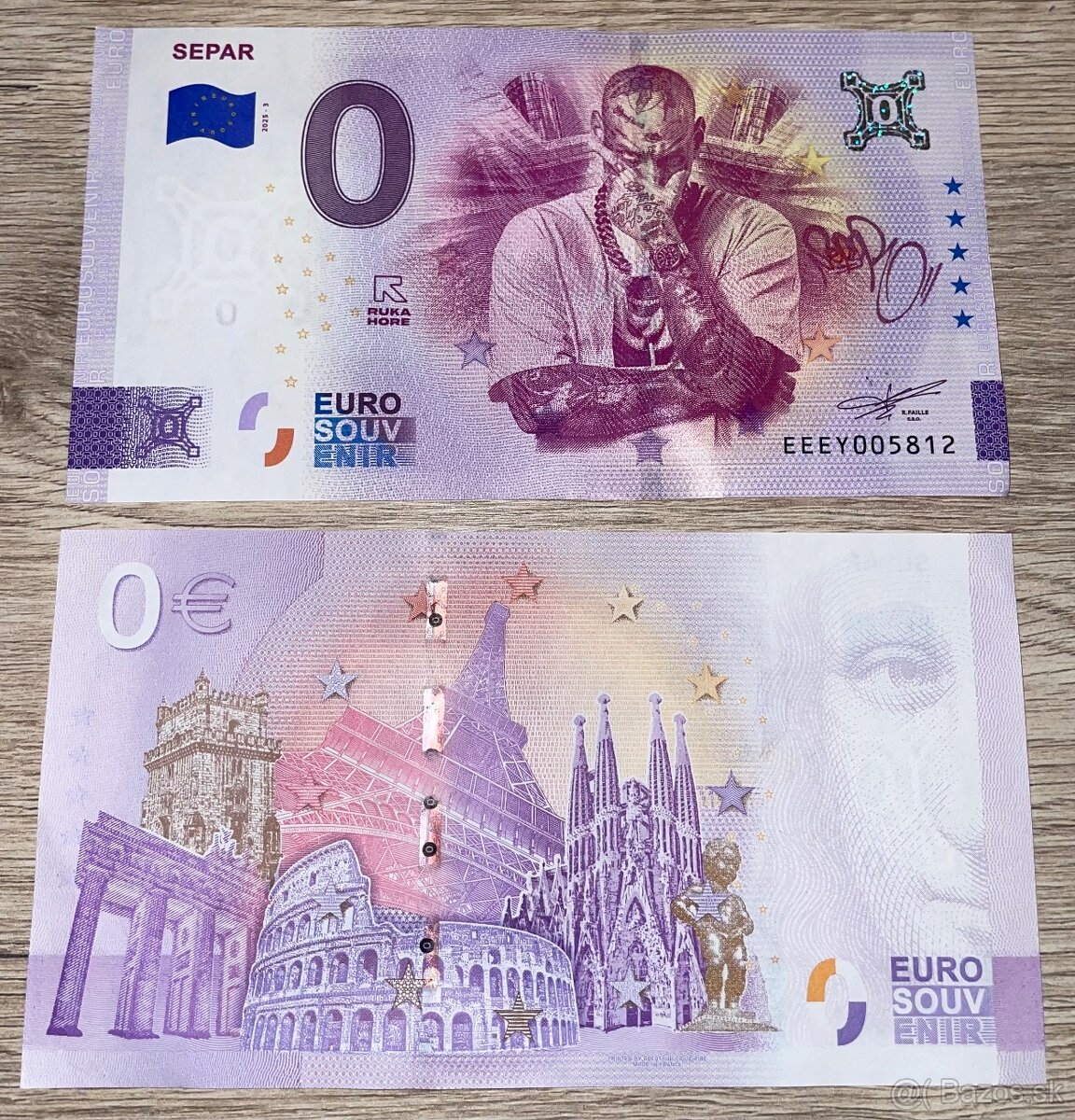 0€ bankovka SEPAR - 3