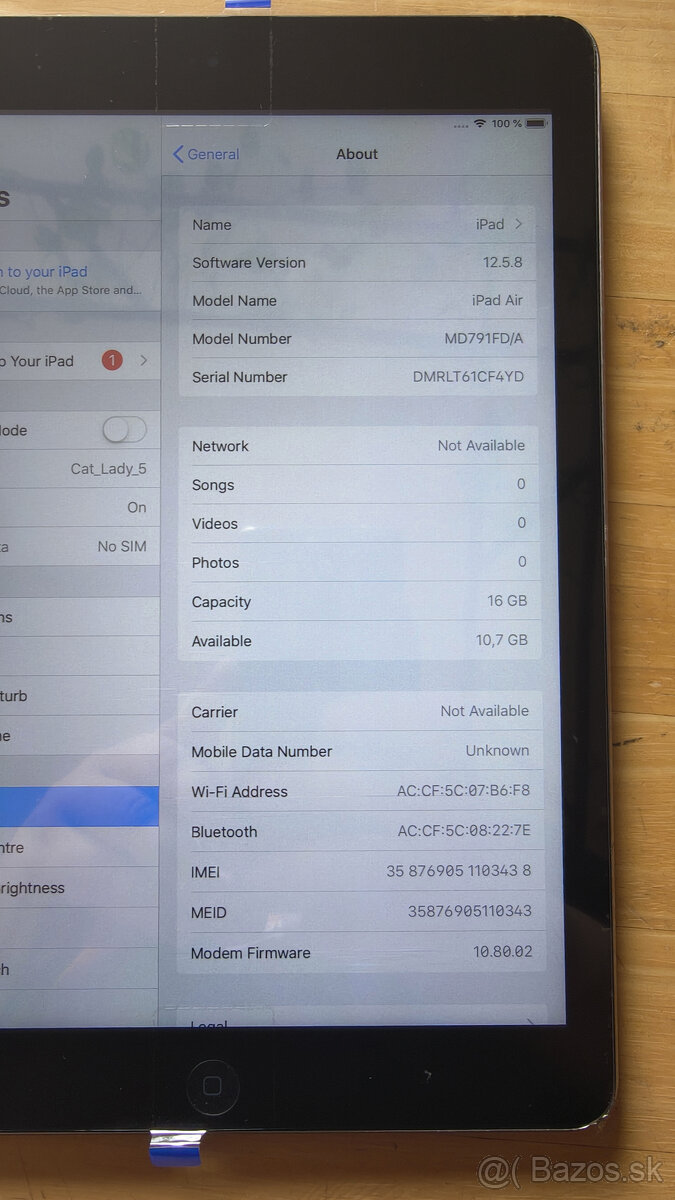 Apple iPad Air A1475 16GB SIM verzia - 3