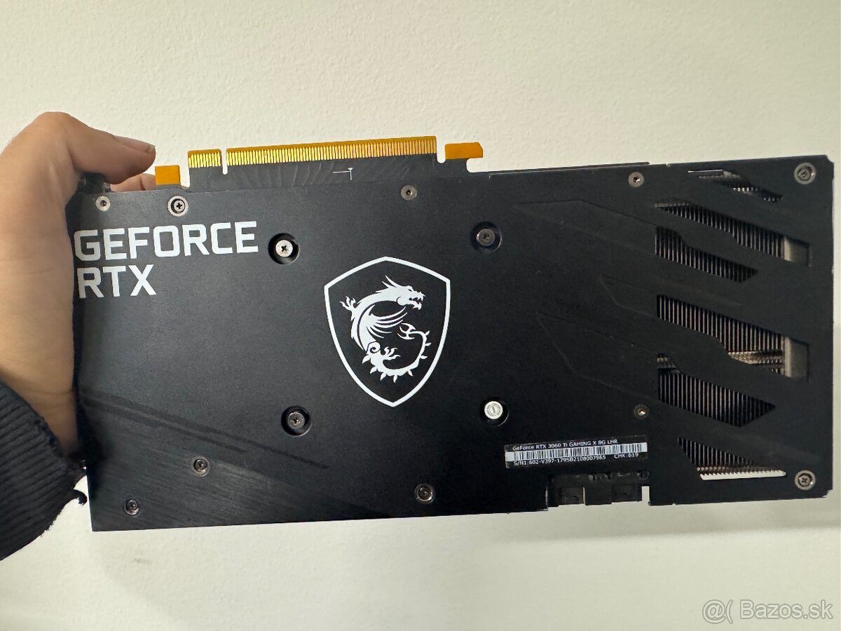 MSI GeForce RTX 3060 Ti GAMING X 8GB LHR - 3