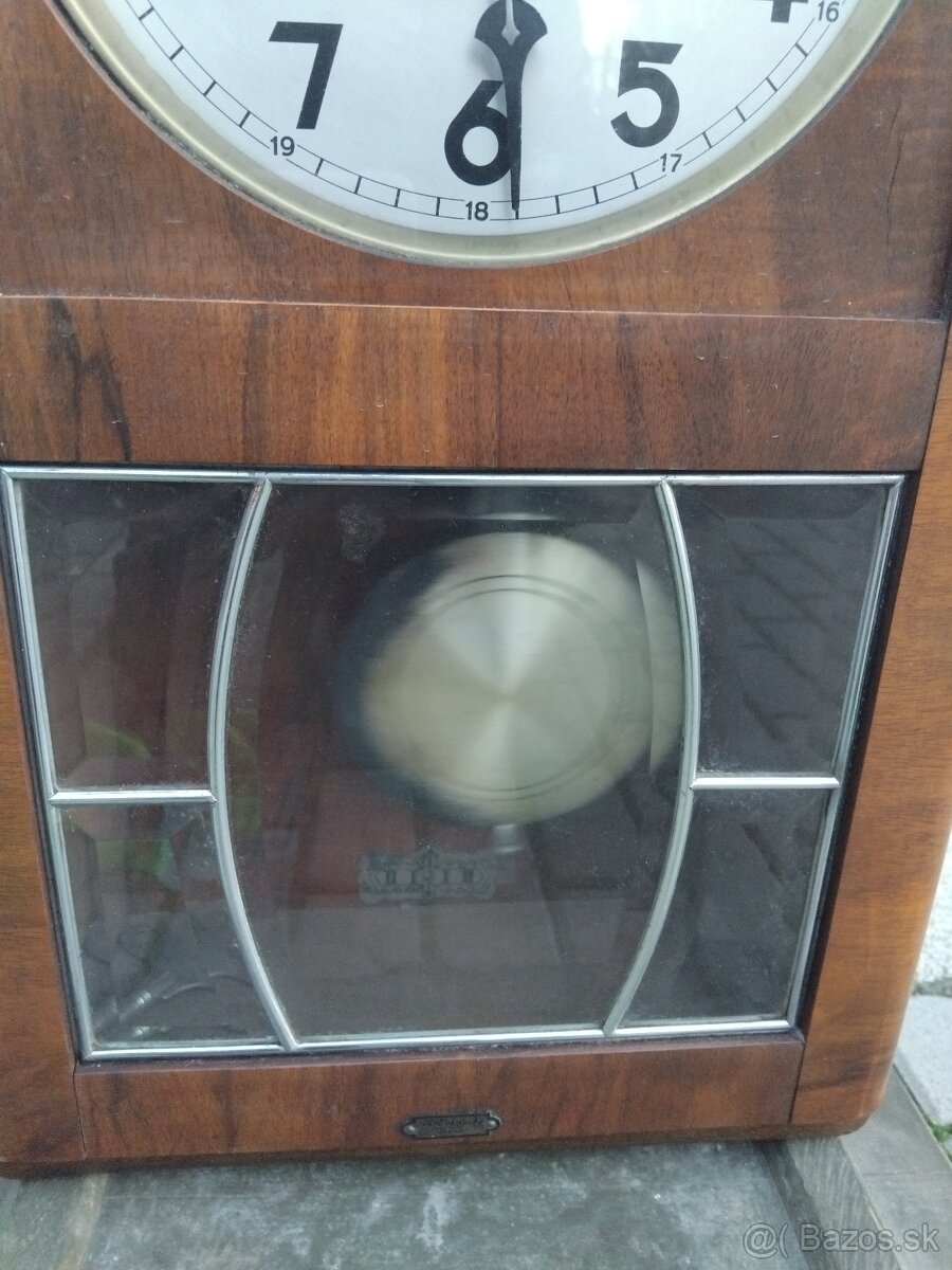 Predám krásne mechanické nástenné hodiny značky Junghans, ne - 3