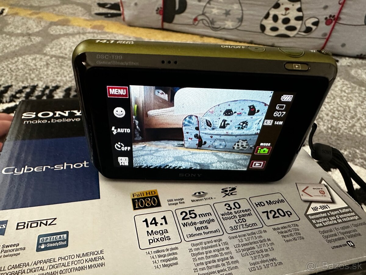 Fotoaparát Sony DSC-T99 - 3