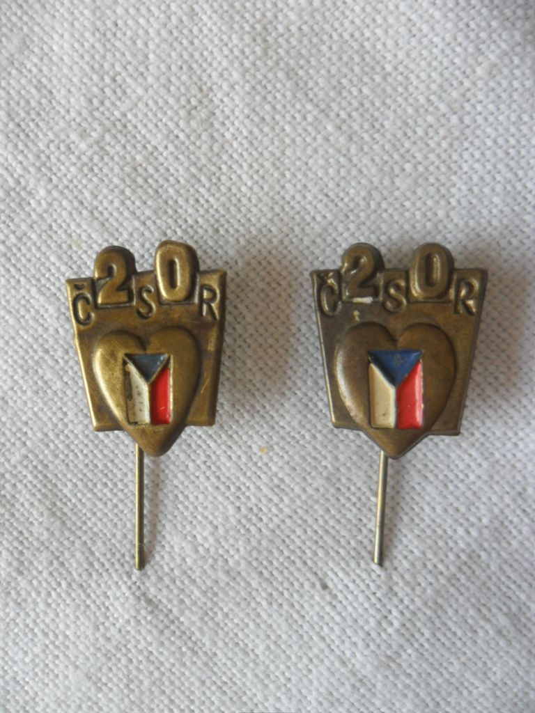 Prvorepublikové odznaky - inzerát č. 1 - 3