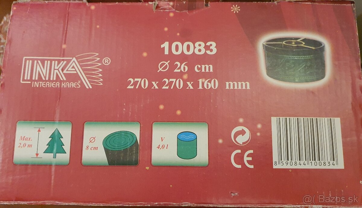 Stojan na vianočný stromček keramický - 3